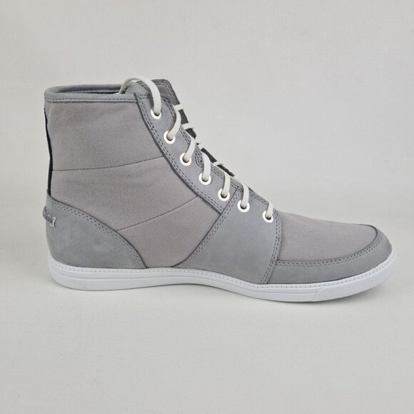 Timberland Earthkeepers Newmarket Grey Canvas Suede Men Boots - Picture 3 of 11